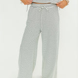 The Hallie Stripe Terry Pant