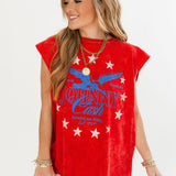 Johnny Cash Eagle & Stars Muscle Tank