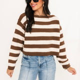 Striped Crop Sweater | Earthbound