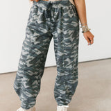 My Way Sweatpants | Camo Green