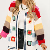 Free Spirit Patchwork Cardigan | Almond
