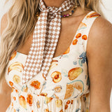 Golden Orchard Midi Dress