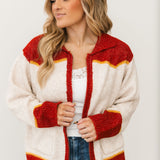 Saddle Up Zip Knit Cardigan