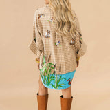 Plaid Ducks In A Pond Button Up Dress | Queen Of Sparkles