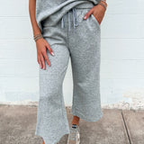 Wrenley Textured Pants | Gray