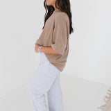 Oversized T-Shirt | Mocha