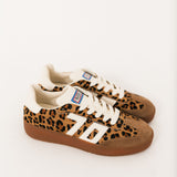 Boston P Sneakers | Leopard Cuoio Milk