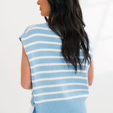 No Rules Stripe Sweater | Light Blue