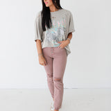 Alice Straight Jeans | Mauve