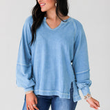 Give It Away Top | Blue