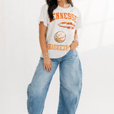 Grey Tennessee Basketball Tee | Queen Of Sparkles