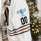 White Clark Griswold Jersey Sweatshirt | Queen Of Sparkles