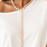 LA Necklace | Peach Sorbet