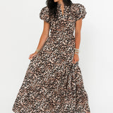Spotted & Chic Midi Dress