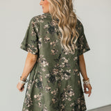 Fields Of Love Mini Dress | Olive