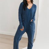 Hot Shot Long Sleeve Onesie | Midnight Navy