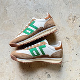 Jogger M Sneakers | White Camel Green
