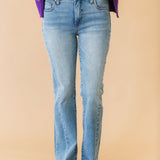 KUT Kelly High Rise Kick Flare Jean | Zest