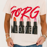Gorgeous Lipstick Tee
