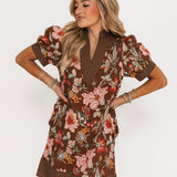 Harlow Mini Dress | Fall Florals