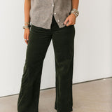 Jean High Rise Wide Leg Jeans | Leafy Green