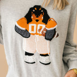 Licensed Tennessee Grey Mascot 'By QOS' Sweater | Queen Of Sparkles