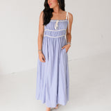 Heart In The Sand Maxi Dress | Blue