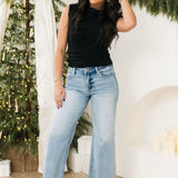 Asymmetric Fuzzy Sweater | Black