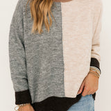 Stone & Spice Colorblock Sweater