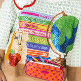 Multi School Books, Pencil Bag & Globe Sweatshirt | Queen Of Sparkles