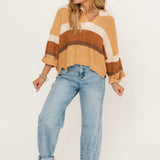 Loralei Sweater | Neutral Stripes