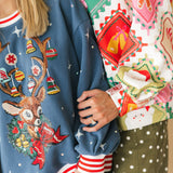 Christmas Stamp Sweatshirt | Queen Of Sparkles X Lexi Jade's