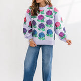 Lavender Hydrangea Sweatshirt | Queen Of Sparkles