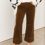Corduroy Wide Leg Jeans | Teddy Bear