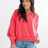 Intercept Pullover | Hibiscus