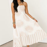Seaside Sands Midi Dress | Taupe