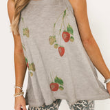 Strawberry Lana Tank | Pebble