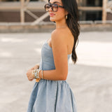 Darling Mini Dress | Denim