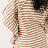 Bailey Stripe Shirt | Mocha