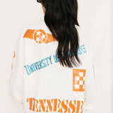 Licensed Tennessee Big Icons Scattered All Over Sweatshirt | Queen Of Sparkles