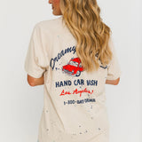 Dreamy Detailing Raglan Polo Shirt Tee