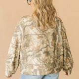 Licensed Bama Mockneck Camo Sweatshirt | Queen Of Sparkles
