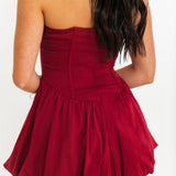 Darling Mini Dress | Wine