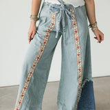 Bloom Stripe Pants | Striped Denim