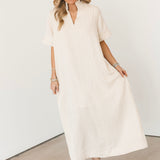 Cambria Midi Dress | Oatmeal