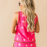 Hot Pink Rhinestone Active Short | Queen Of Sparkles