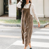 Untamed Chic Overalls | Brown Leopard