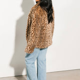 Spotted Faux Fur Jacket