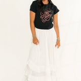 Easy Cowboy Faded Black Baby Tee