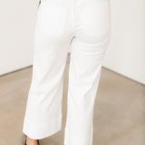 Meg High Rise Front Pintuck Jeans | Optic White